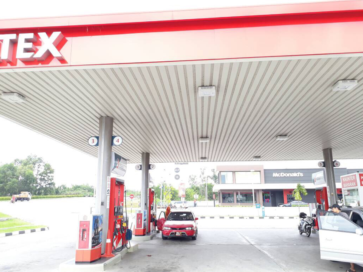 【Project】110WW Gas Station Installation AOK LED Light