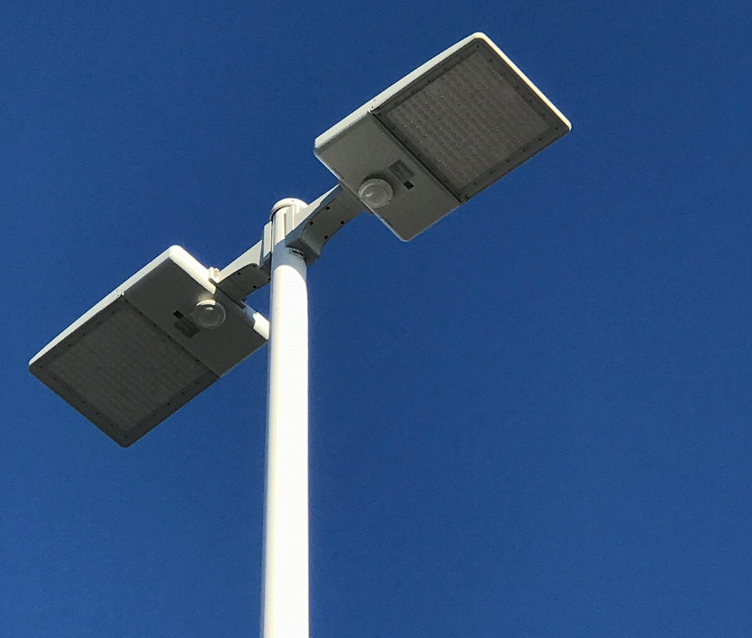 【Project】230W parking lot Installation - AOK LED Light