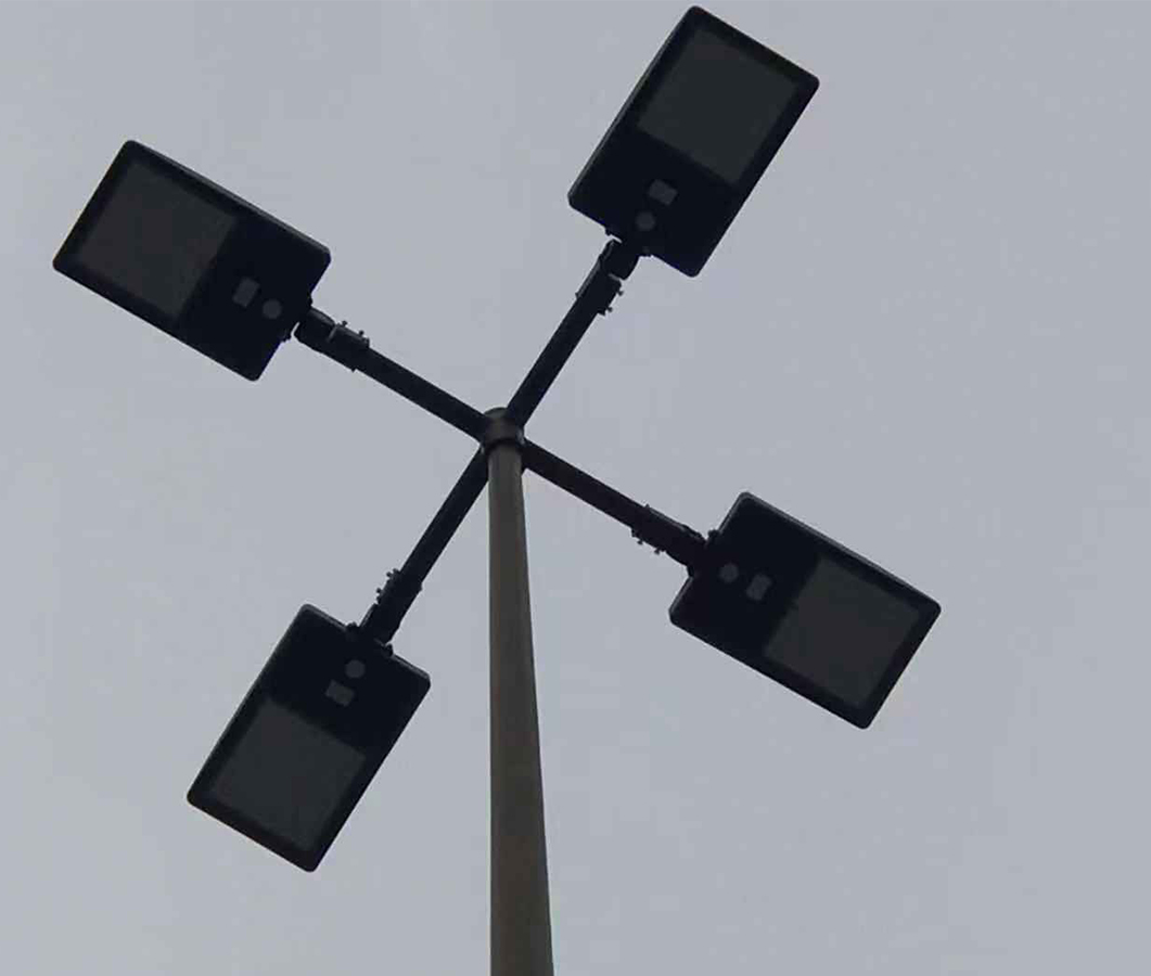 Project 420w Parking Lot Lighting Installation Aok Led Light